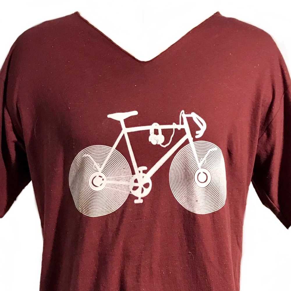 NEW Cyclist DJ Crossover Maroon T-Shirt XL